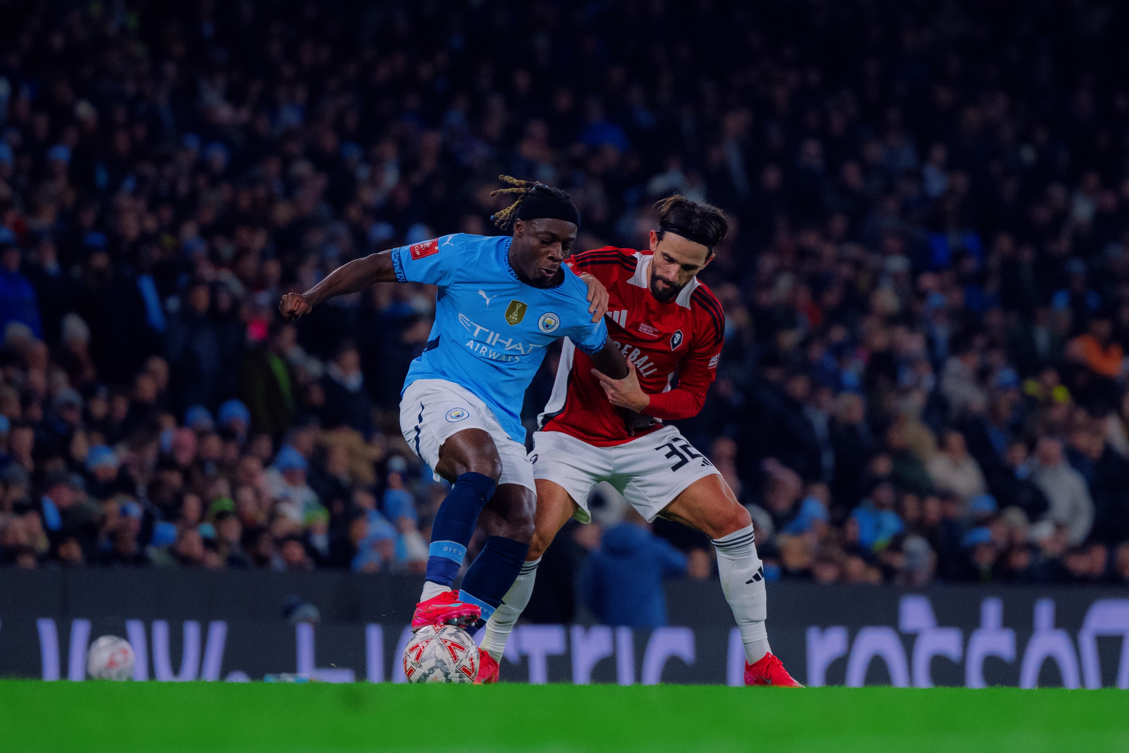 vs Manchester City, FA Cup, Etihad Stadium